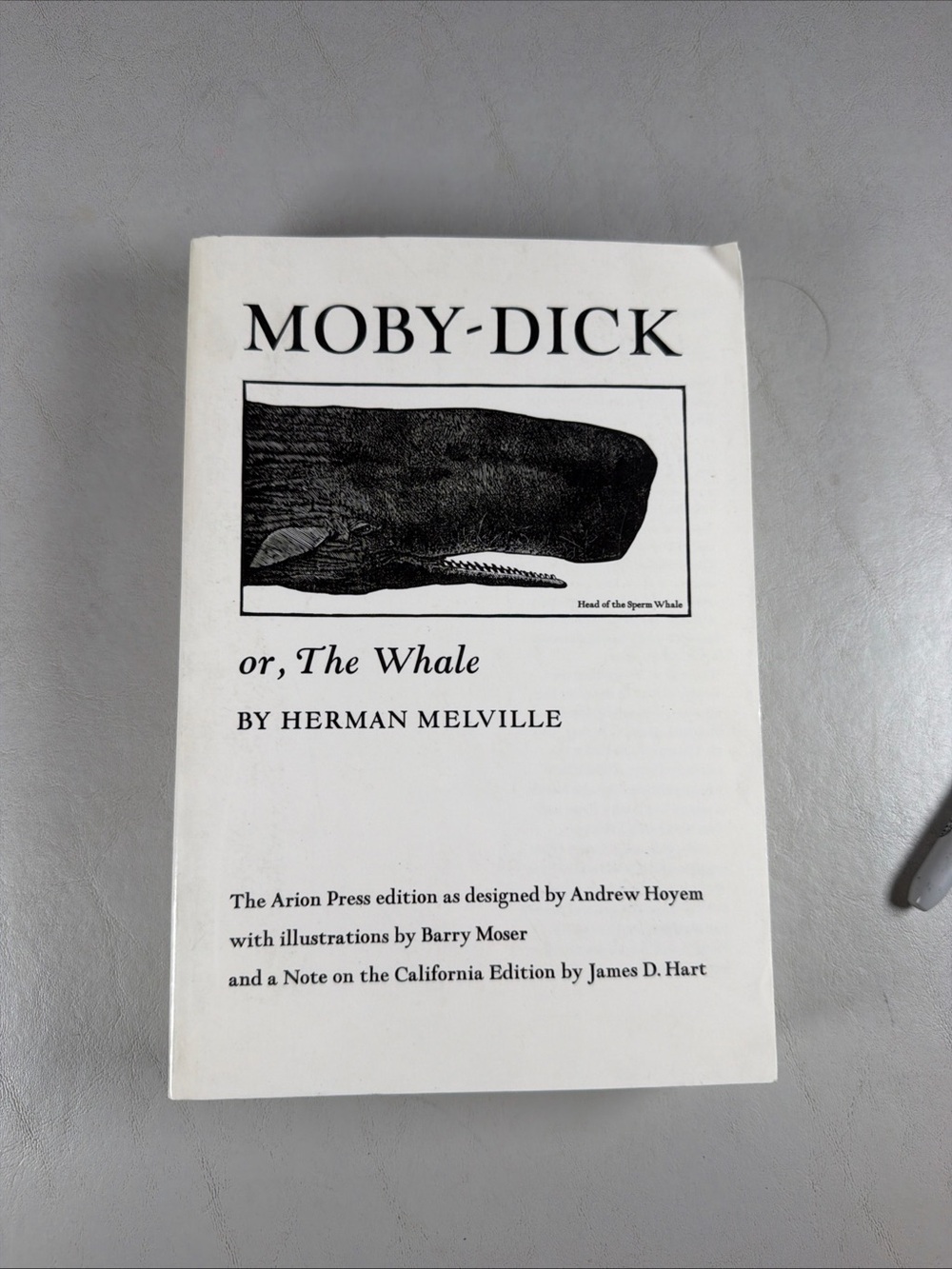 Moby-Dick; Or, The Whale by Herman Melville Paperback Illustrated Barry Moser 83